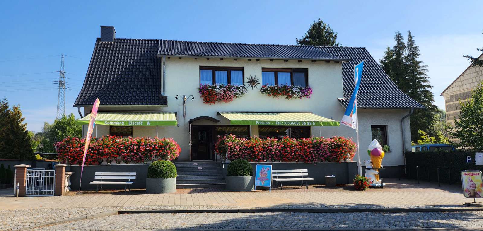 sommer eiscafe pension